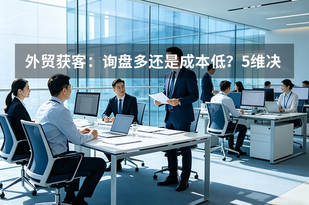 外贸获客：询盘多还是成本低？5维决策+3方案精准选