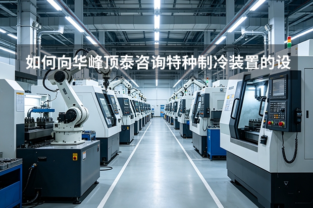 如何向华峰顶泰咨询特种制冷装置的设计意图？